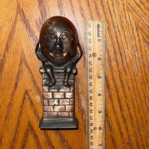 Vintage Humpty Dumpty copper color bank